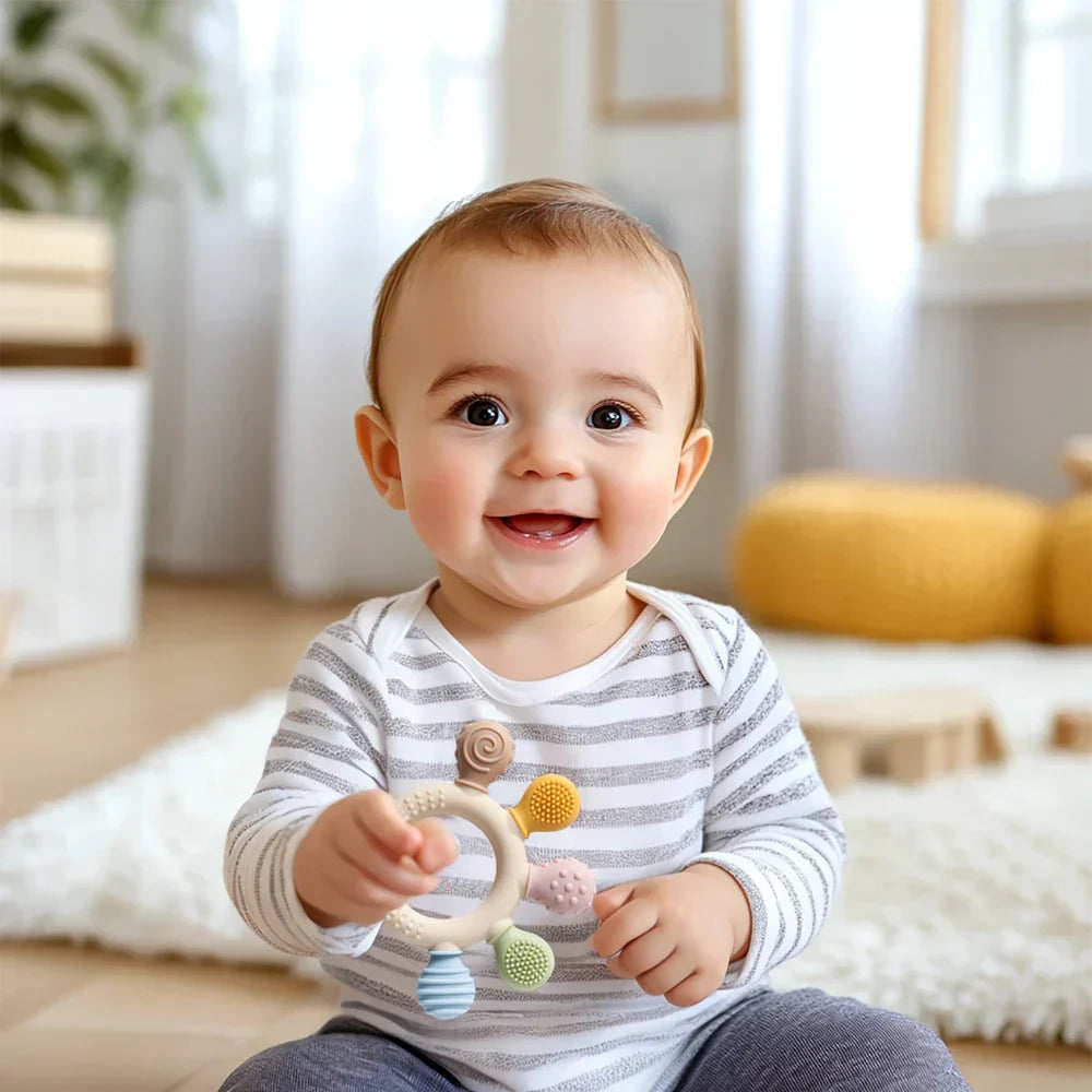 Baby Silicone Animal Soothing Teether Accessories