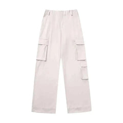 Women Casual Baggy High Waist Cargo Pants