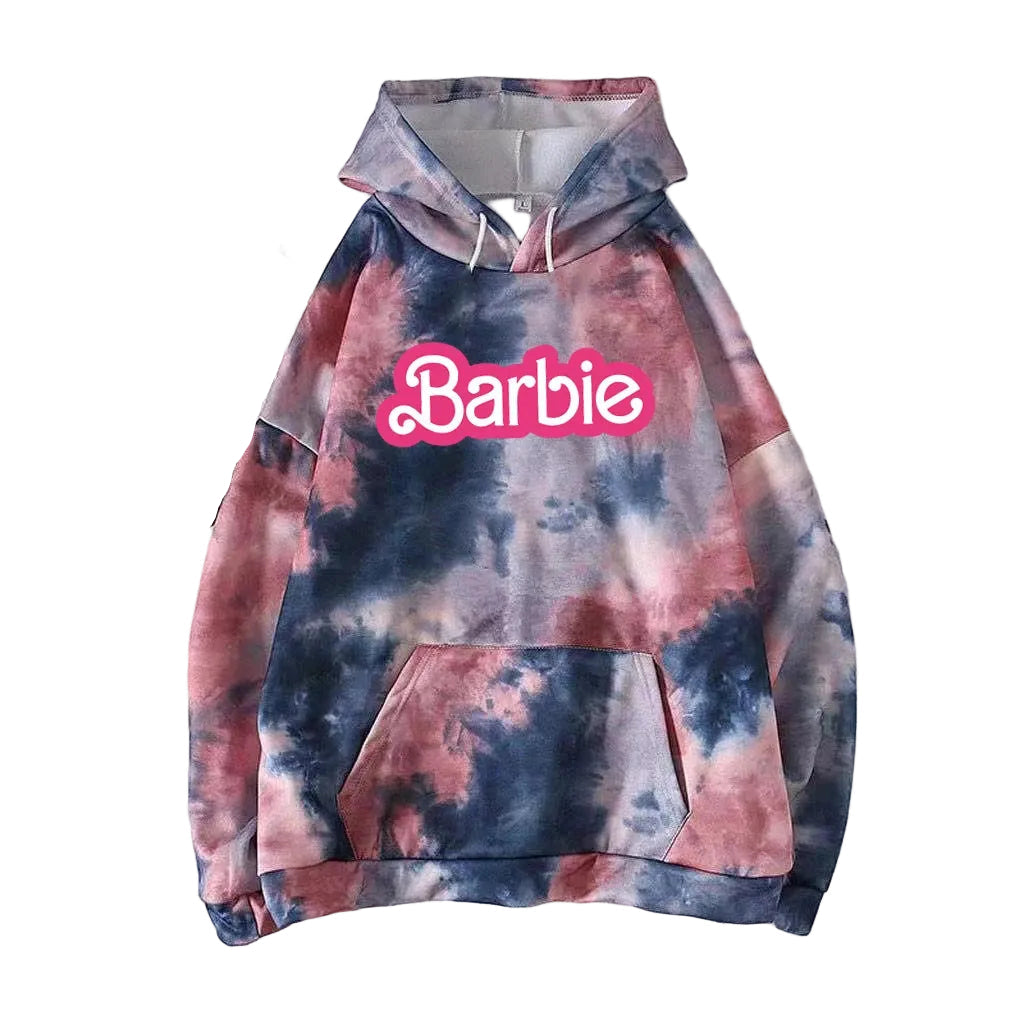 Woman Designer Fashion Tie Dye Hooded Sweatshirts