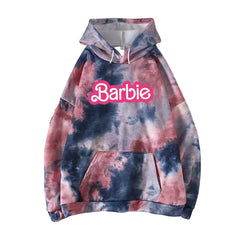 Woman Designer Fashion Tie Dye Hooded Sweatshirts