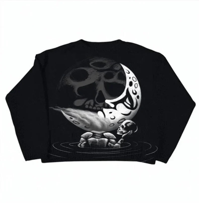 Women Anime Knit Vintage Cashmere Sweater