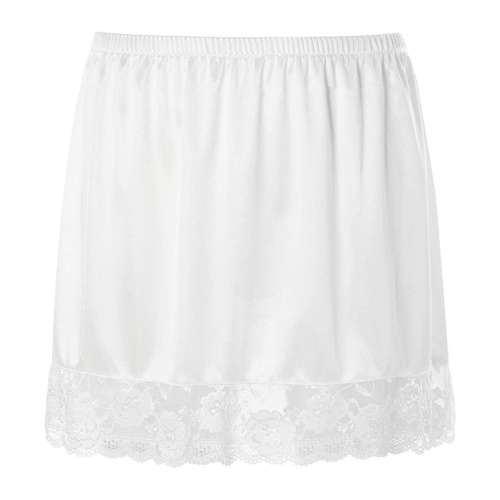 Women Basic Anti-Glare Lace Inner Half Slip