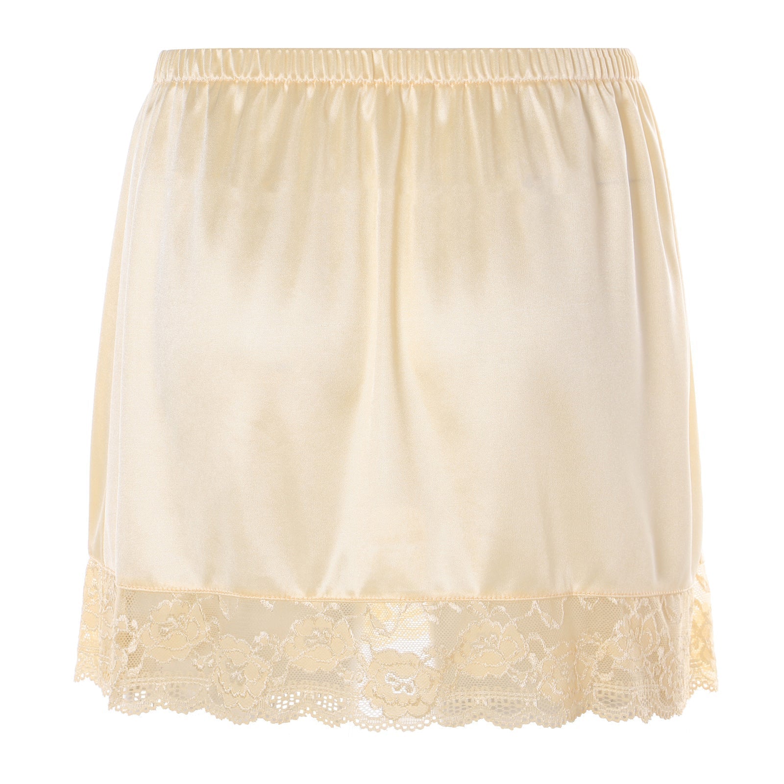 Women Basic Anti-Glare Lace Inner Half Slip