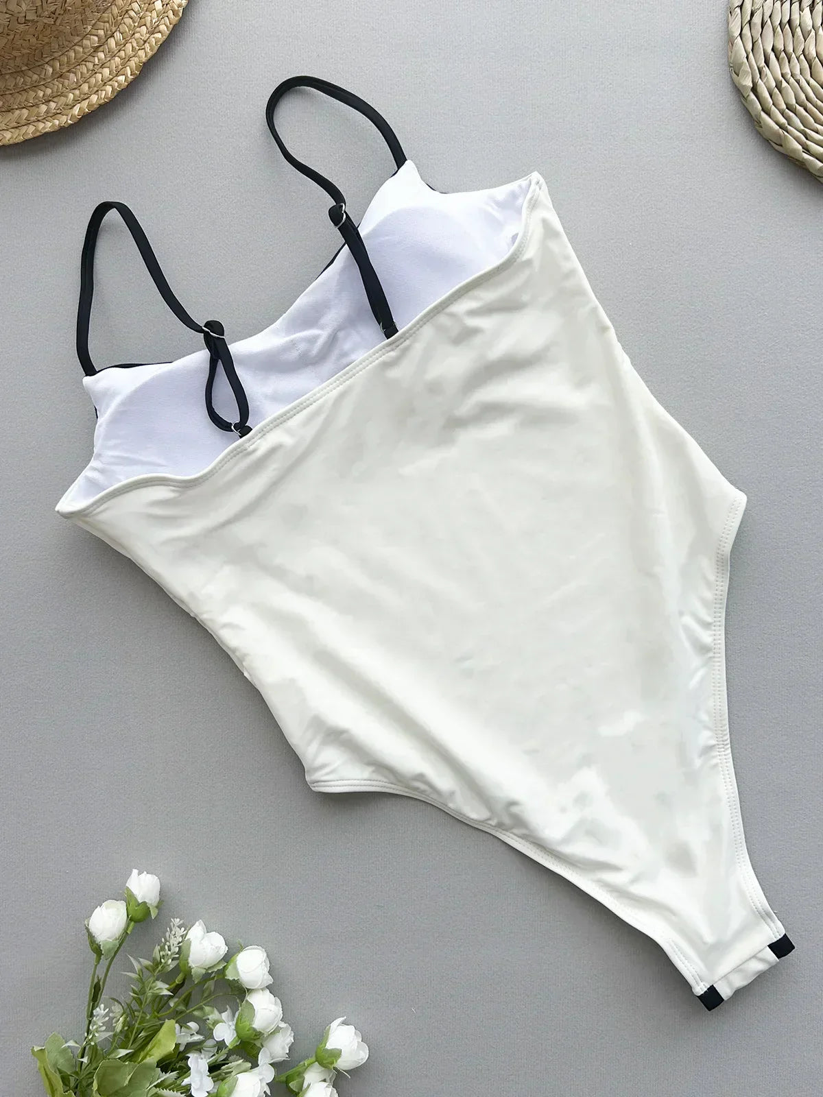 Women Summer Vintage Monokini Bodysuit Bikinis Set
