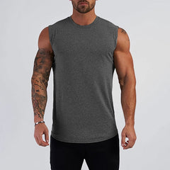 Mens Activewear Cotton Sleeveless Tank Tops