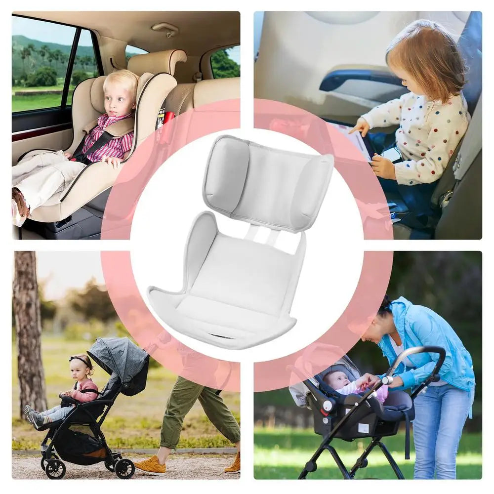 Baby Head Support For Car Seat + Strollers Extra Soft Head Support Pillow