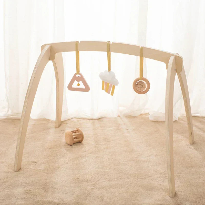Baby Newborn Wooden Triangle Gym Frame