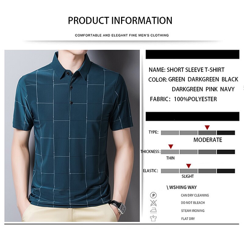 Mens Polo Short Sleeved T-Shirt