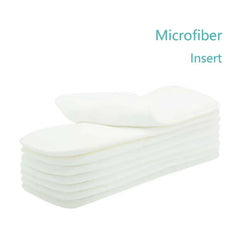 Baby Cloth Diaper Inserts 3 Layers Microfibre Nappy Inserts 35x13.5 cm