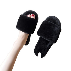Accessories Women Cotton Woolen Indoor Flat Slippers