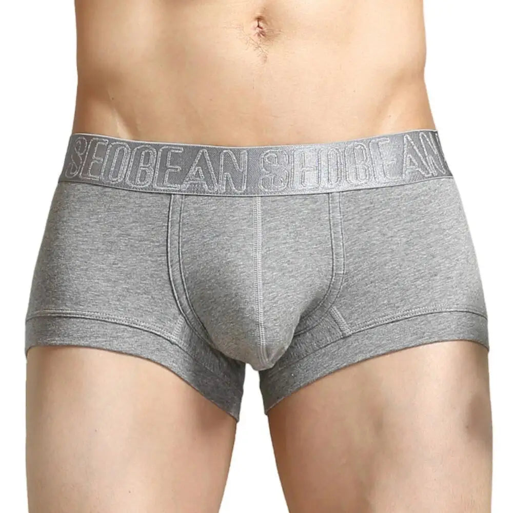 Men Underwear Breathable Cotton Boxer Shorts
