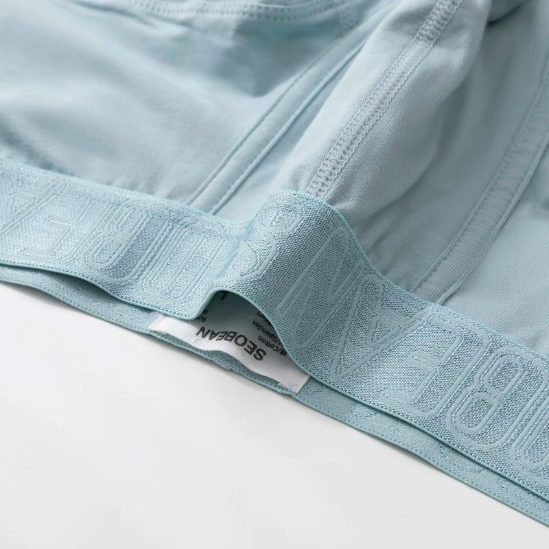 Men Underwear Breathable Cotton Boxer Shorts
