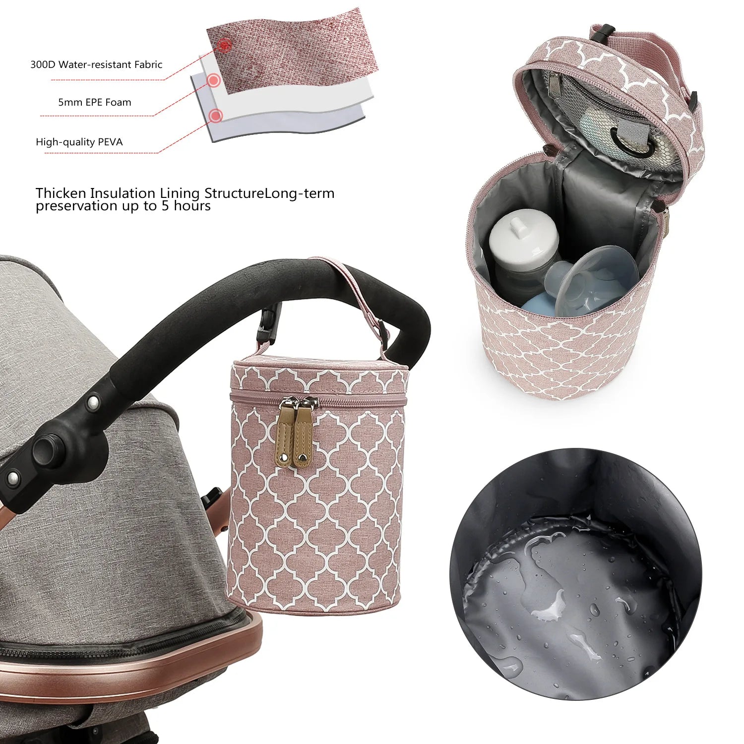 Baby Infant Insulation Feeding Thermal Warmer Bag