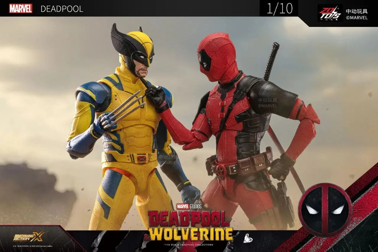 Deadpool & Wolverine Boxed Collection Action Figures Kids Toy