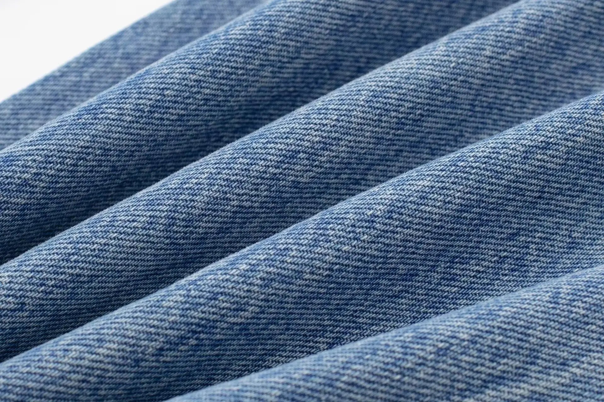 Women Blue Denim High Waist Wide Leg Ripped Jeans