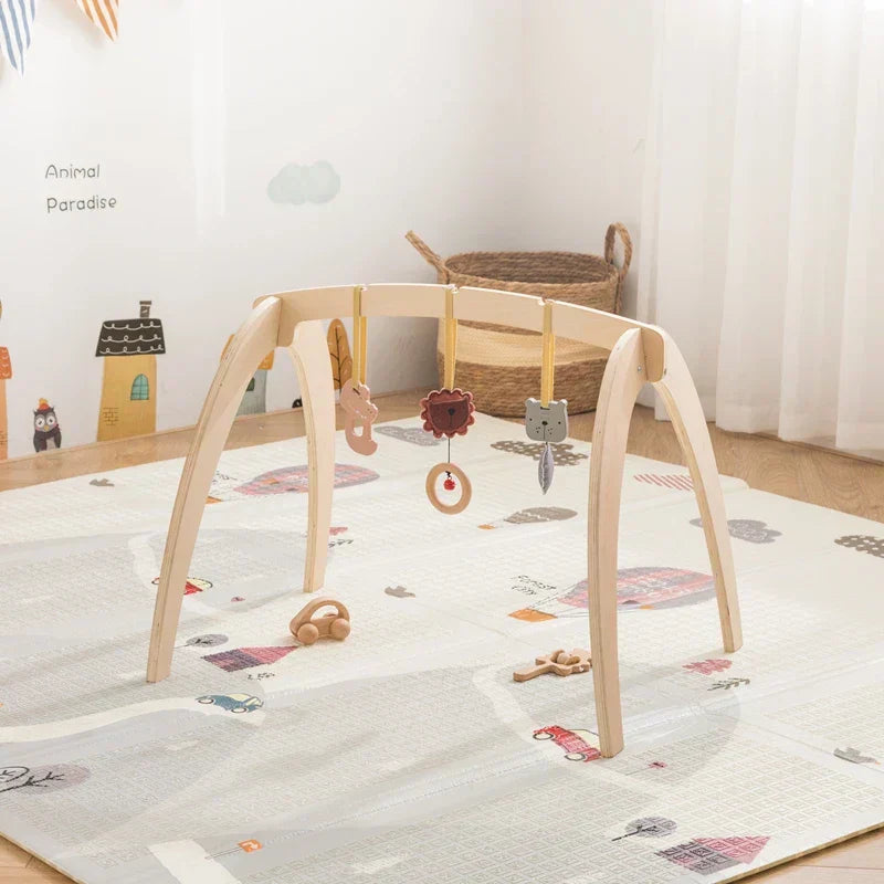 Baby Newborn Wooden Triangle Gym Frame