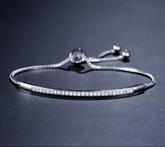 Women Elegant CZ Rose Gold Bracelets