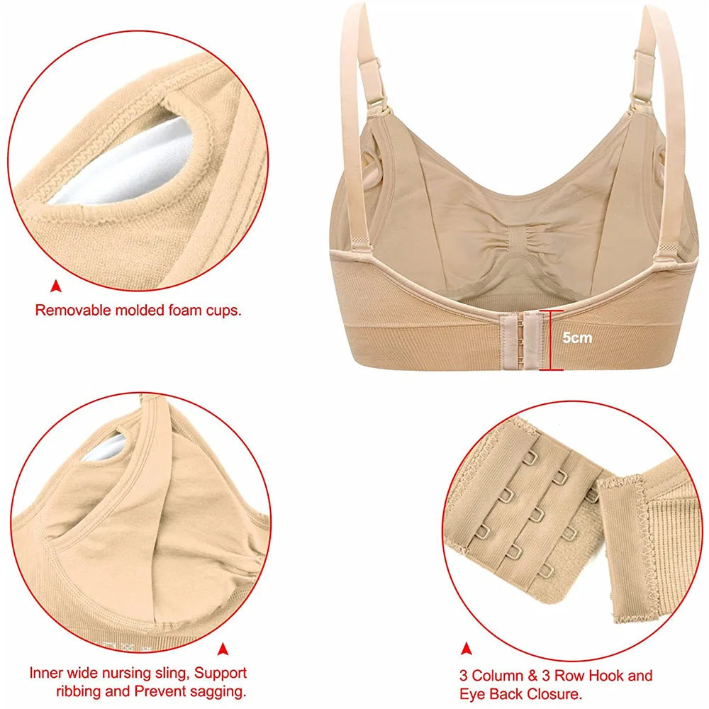 Women Comfort Maternity Nursing Bra