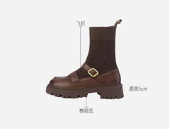 Women Platform Heeled Mary Jane Dress Shoes
