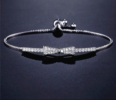 Women Elegant CZ Rose Gold Bracelets