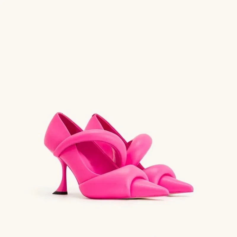 Women Casual Pointed Cat High-heeled Shoes