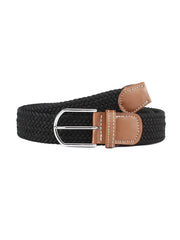 Women Canvas Elastic Fabric Woven Stretch Multicolored Braided Belts