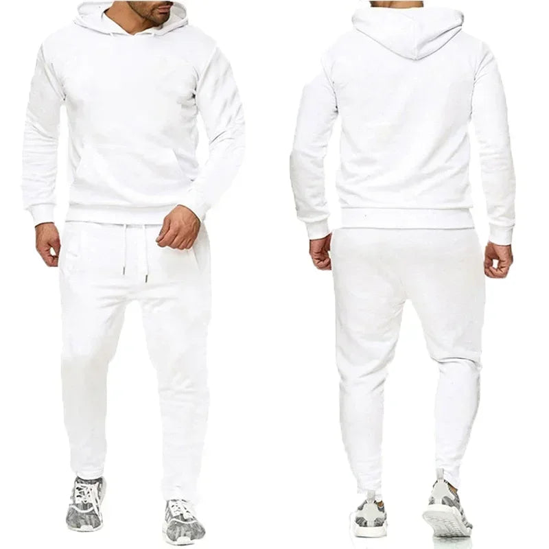 Unisex Fitness Jogger Hoodies and SweatPants Tracksuits
