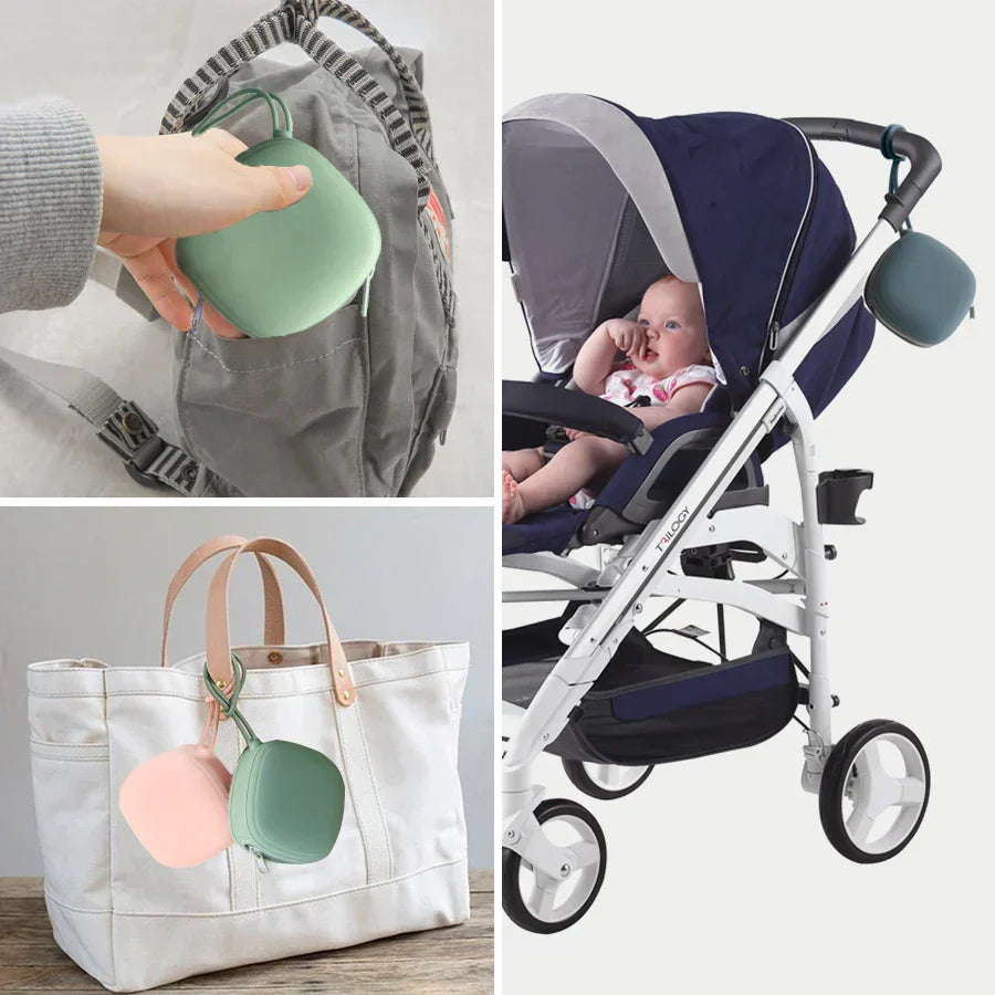 Baby Nursing Accessories Zipper Pacifier Holder Storage Box