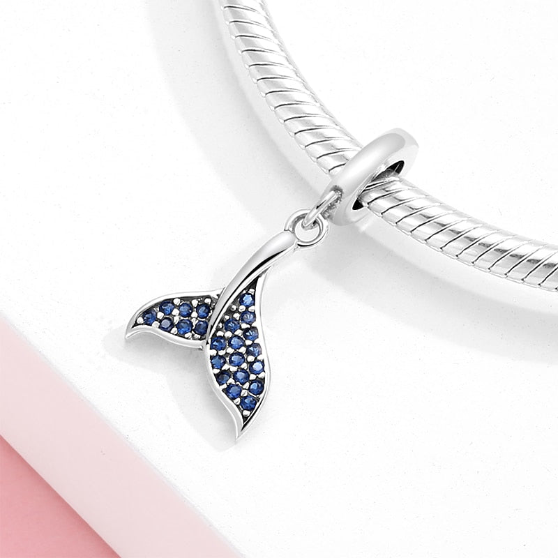 Women Accessories 925 Sterling Silver Ribbon Chocolate Heart Bead Bracelet