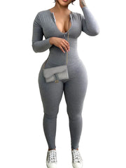 Women Activewear Long Sleeve One-Pieces