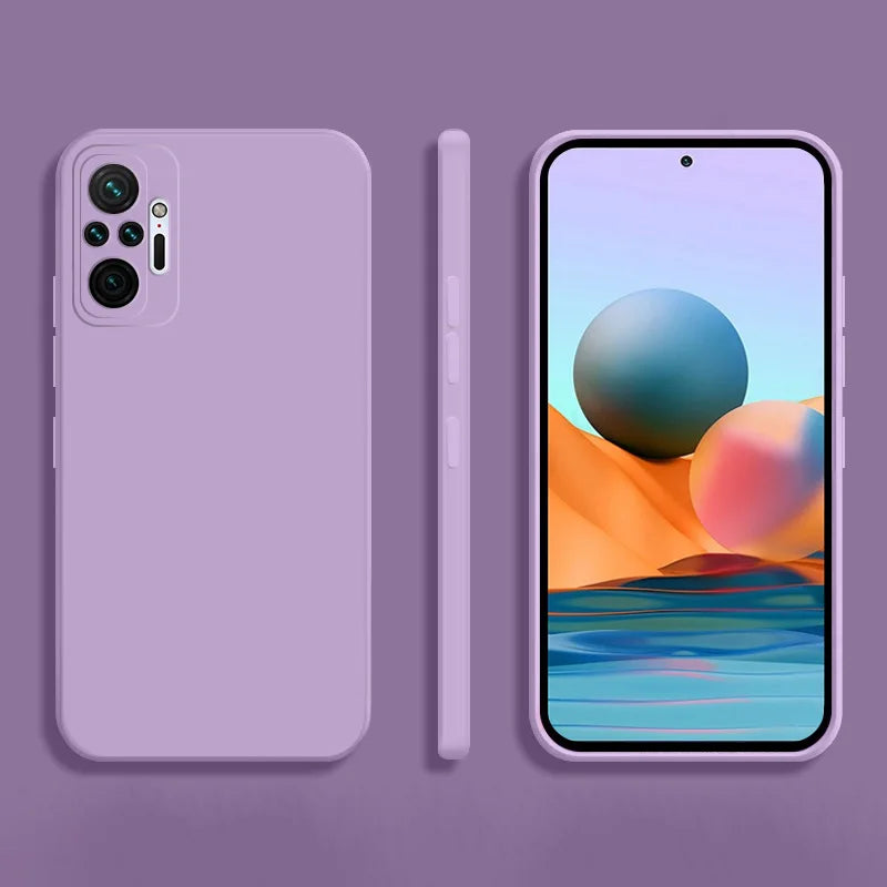 Accessories Xiaomi Redmi Note 10 Pro Max 10S Original Matte Silicone Soft Case