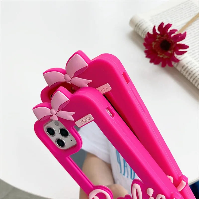 Kids Barbie Mirror Iphone Pro Max Phone Cases