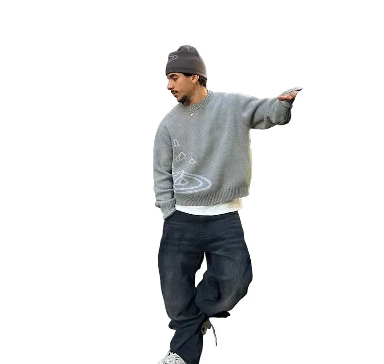 Unisex Loose Hip Hop Streetwear Pullovers