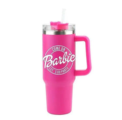Kids Barbie Princess Party Pink Straw Ice Cup