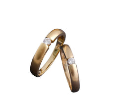 Women 1ct Cubic Zircon Engagement Wedding Band