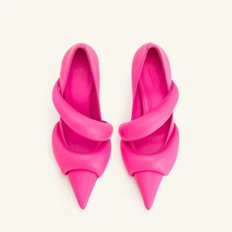 Women Casual Pointed Cat High-heeled Shoes