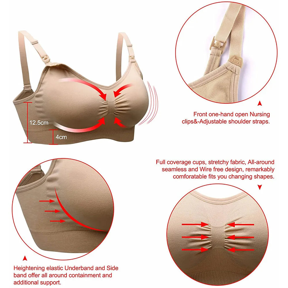 Women Comfort Maternity Nursing Bra