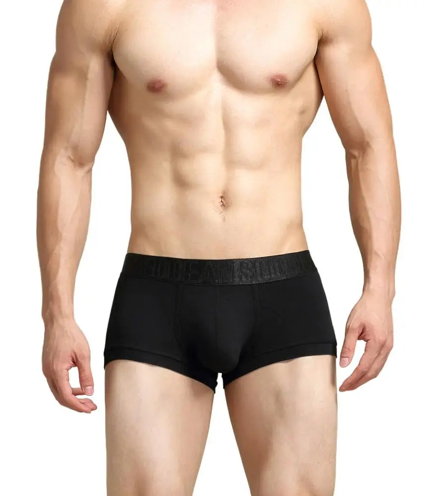Men Underwear Breathable Cotton Boxer Shorts