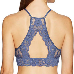 Women Lace Soft Breathable Comfort Halter Bra