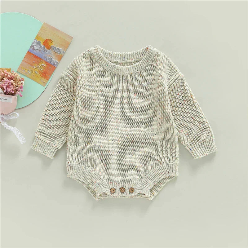 Baby Newborn Cotton Knit Long Sleeve Bodysuit