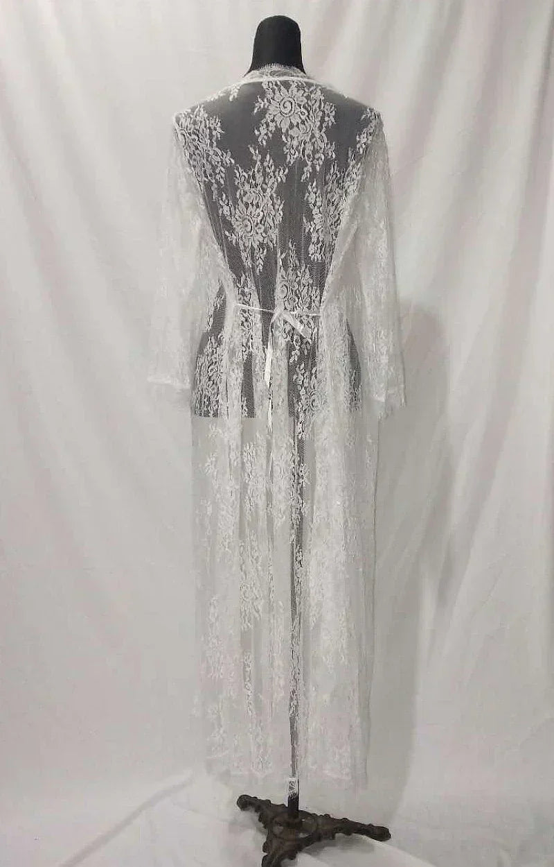 Women Bridal Robes Lace Nightgowns Lingerie