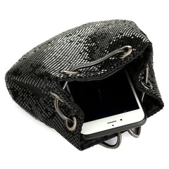 Accessories Women Sequin Evening Bucket Bag