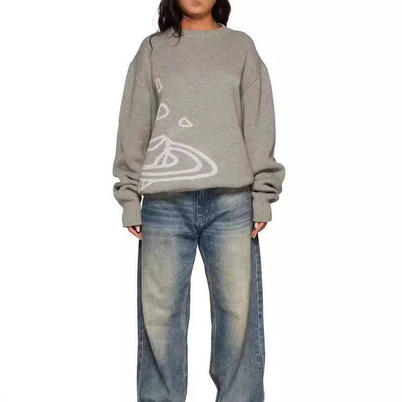 Unisex Loose Hip Hop Streetwear Pullovers