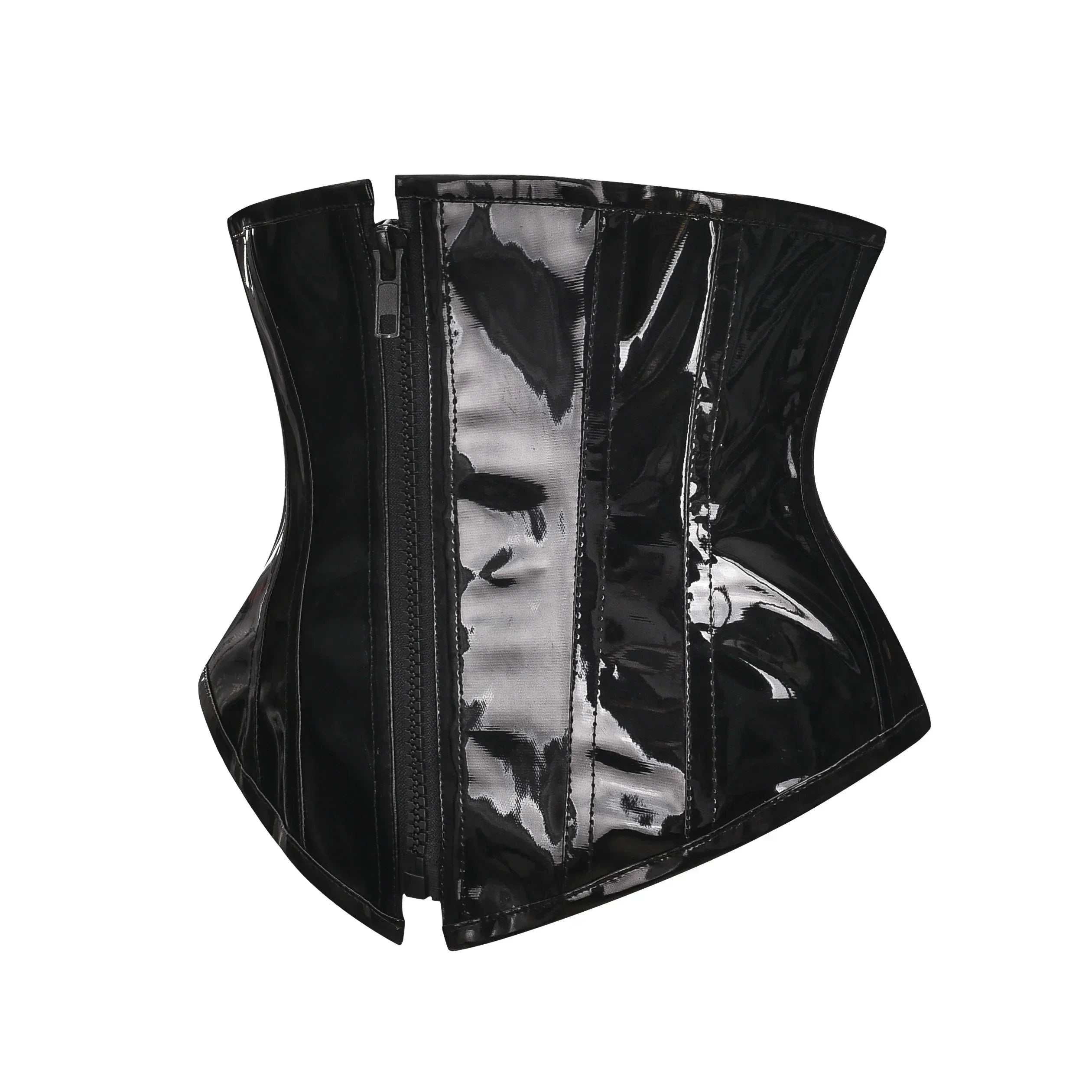 Women Leather Gothic Style Steampunk Bustier Corset
