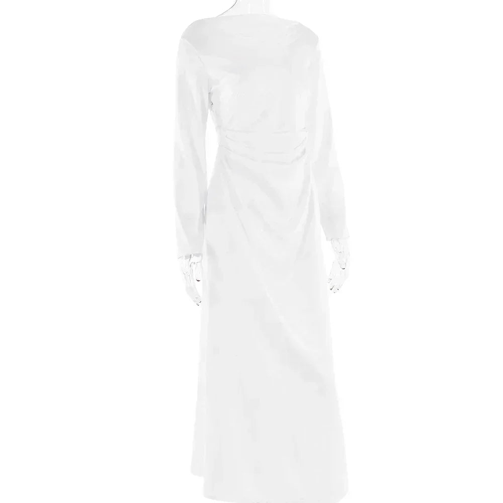 Women Bodycon Long Sleeve Evening Dress