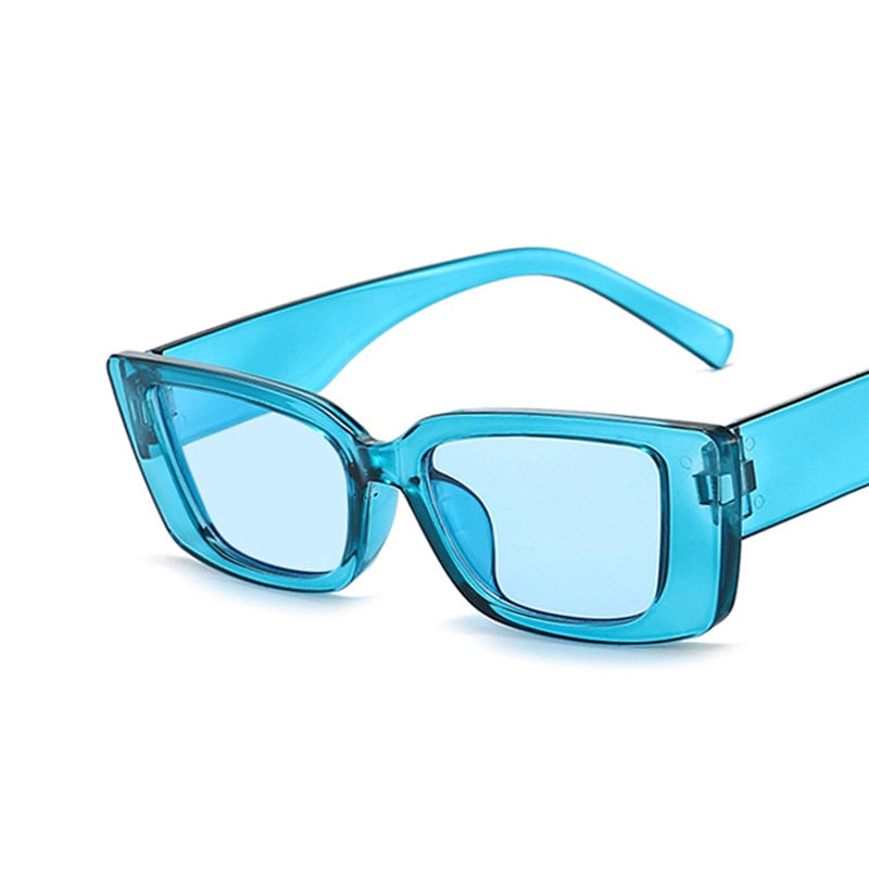Accessories Women Vintage Retro Rectangle Sunglasses