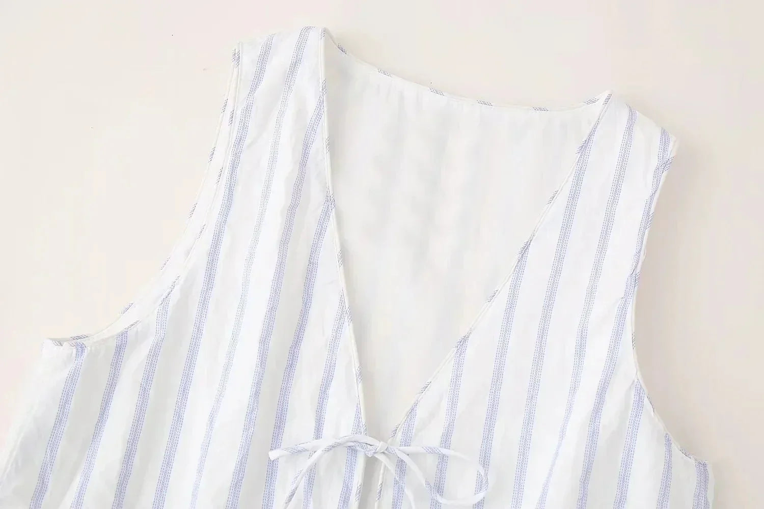 Women Striped Vest Sleeveless Tops + High Waist Long Casual Pant 2 Piece Outfits