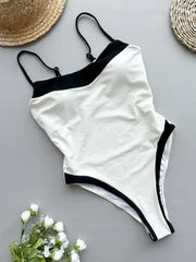 Women Summer Vintage Monokini Bodysuit Bikinis Set