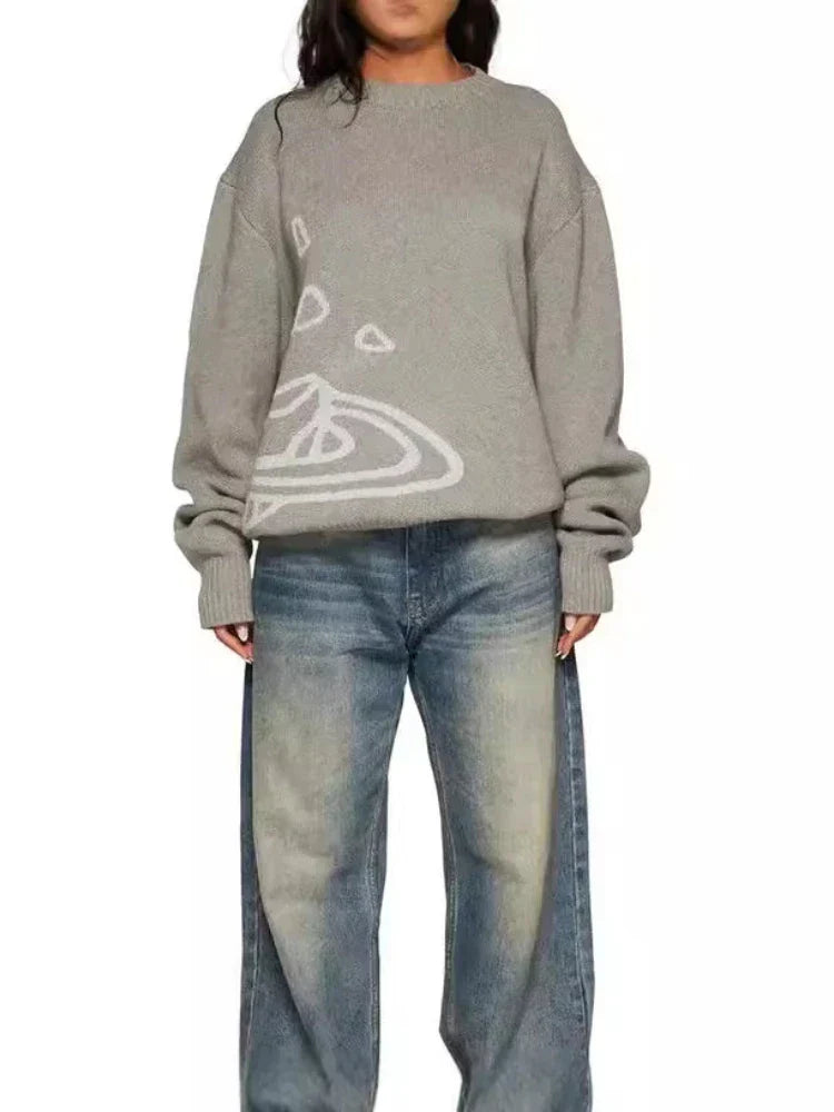 Unisex Loose Hip Hop Streetwear Pullovers