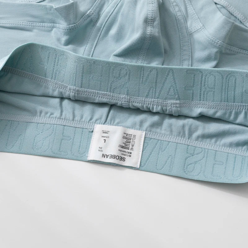 Men Underwear Breathable Cotton Boxer Shorts
